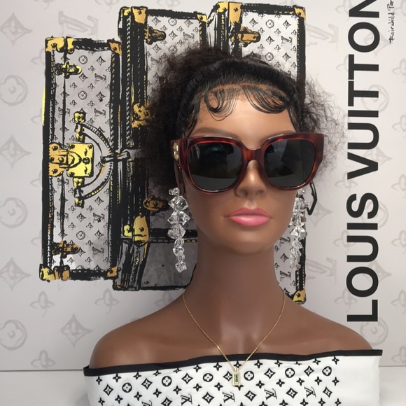 New  - GUCCI Brown Tortoise Shell Acetate Oversized Frame  GG0142SA - Picture 4 of 17